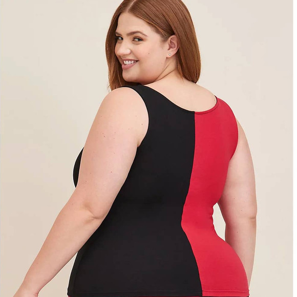 New Sexy Torrid‎ 3 (3X 22/24) Punk Gothic Harley Quinn Cosplay Lace Up Tank Top - Picture 3 of 3